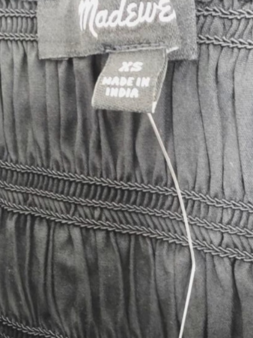 Madewell smocked poplin maxi dress - Picture 8 of 8